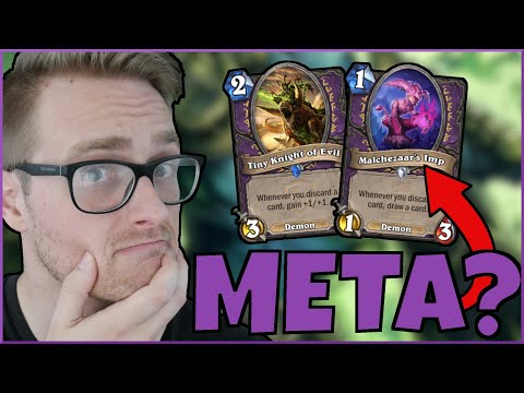 DISCARD Warlock is FINALLY META? (90% Win Rate at LEGEND) | Ashes of Outland | Wild Hearthstone