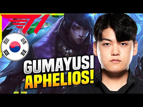 GUMAYUSI DOMINATING APHELIOS! - T1 Gumayusi Plays Aphelios ADC vs M. Fortune! | KR SoloQ Patch 10.22