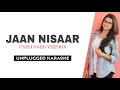 Jaan Nishar | Free Unplugged Karaoke Lyrics | Kedarnath | Sushant Singh | Best Cover Song | Music