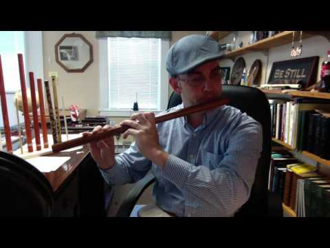 How to Play an Open Keyed Flute - Lesson Two - Holding the flute and playing the first octave