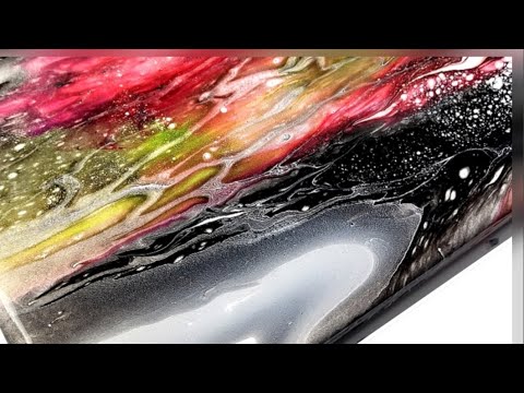 Wow! Acrylic Pour SWIPE with Never Seen Before Effects / Acrylic Pour Painting / Fluid Art (263)