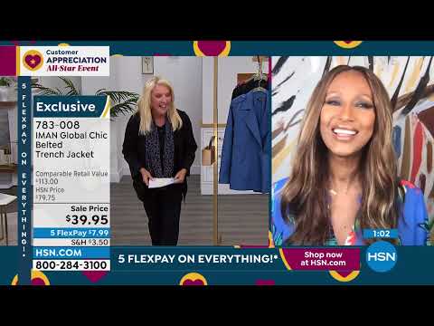 HSN | IMAN Global Chic Fashions 04.23.2022 - 08 PM