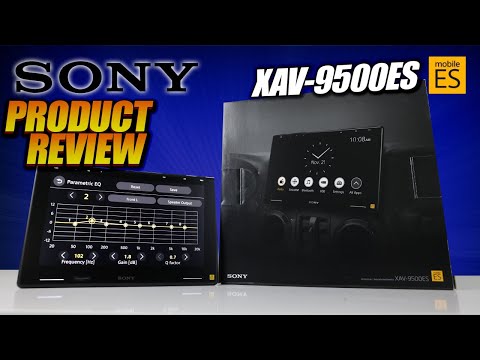 Sony XAV-9500ES mobile ES Car Stereo Review, headunit with wireless Apple CarPay and android auto.