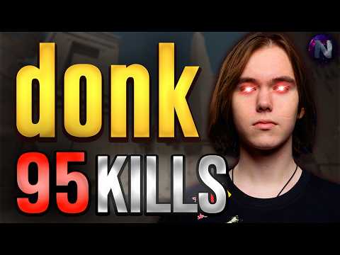 DONK Shatters His FACEIT Kill Record with 95 Kills! donk POV with COMMs (Anubis)