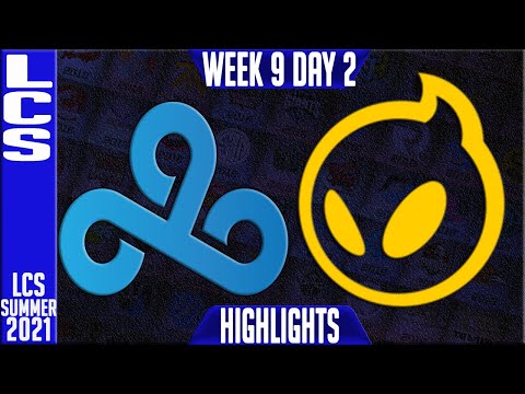 C9 vs DIG Highlights | LCS Summer 2021 W9D2 | Cloud9 vs Dignitas