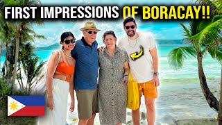 MY Parents FIRST Reaction to BORACAY!!