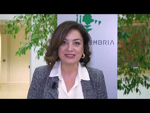 L'Amministratore Unico Michela Sciurpa illustra il Premio Export Umbria Ambassador