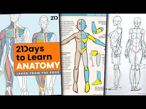 21 DRAW - 21 days to learn anatomy: learn from the pros - Laia Lopez, Neimy Kanani, Rodgon ..