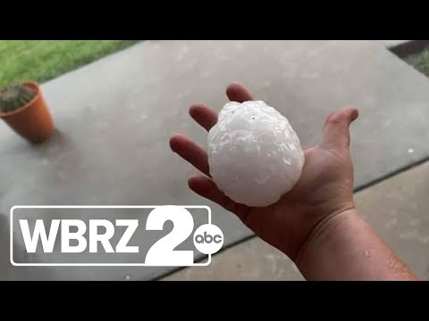 Parts of Louisiana pounded by historic hailstorm