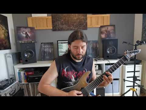 Michal Grall - The Fourth Knight Of Revelation (Rotting Christ guitar cover, Riff Of The Week #5)