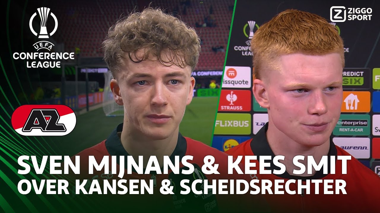 Kees Smit: “Deze winter blijf ik honderd procent bij AZ” 😍 | Interview Smit en Mijnans