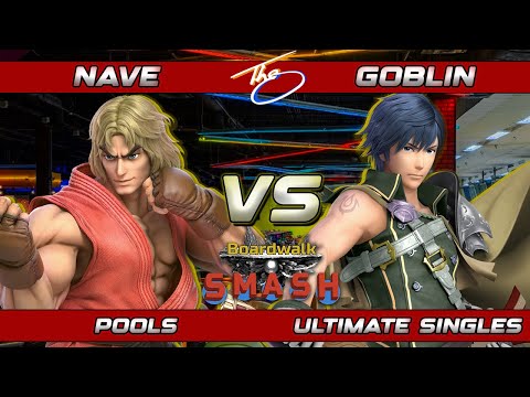 BWS #101 - Nave (Ken) Vs. Goblin (Chrom, Roy) Super Smash Bros Ultimate SSBU Boardwalk Smash
