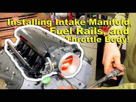 Installing FiTech Intake Manifold, Fuel Rails, and Throttle Body | The Dodgeball