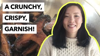 How to Make Shiitake Mushroom Crisps - Only 4 Ingredients