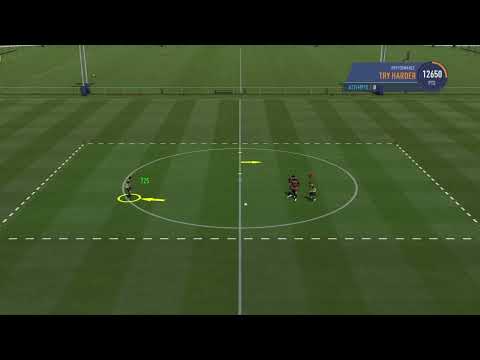 FIFA 19:  Advanced Ground Pass Skill Challenge