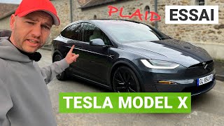 Essai Tesla Model X PLAID : 6 places pour l’espace