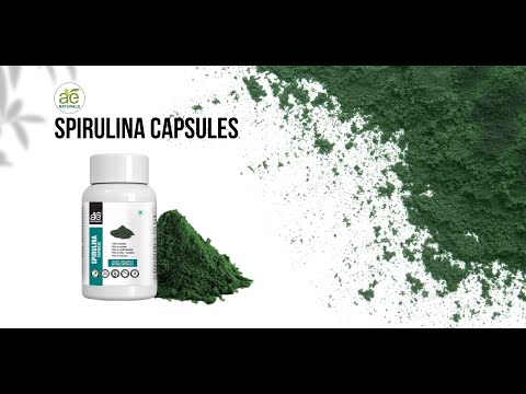AE Naturals Organic Spirulina Capsules