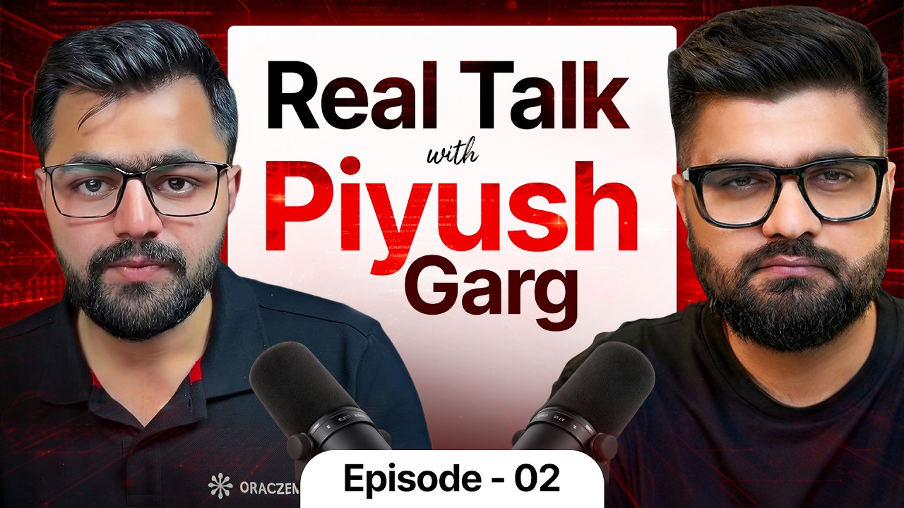 From Coding to Teaching Thousands | Real Talk with Piyush Garg | Manu Arora