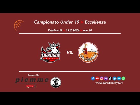 HIGHLIGHTS UNDER 19 ECCELLENZA 2023-2024 - PERUGIA BASKET vs. PALLACANESTRO COLLEFERRO