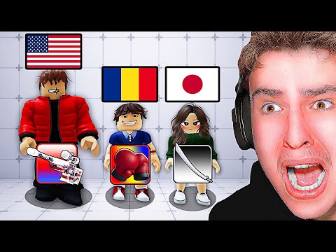 Am Încercat Arme Din *ȚĂRI DIFERITE* În Roblox Rivals... !