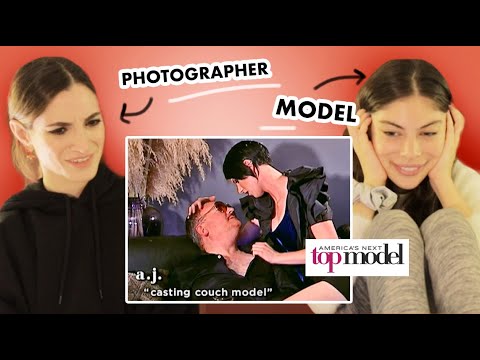 Photographer & Model REACT to INSANE Americas Next Top Model Photoshoot