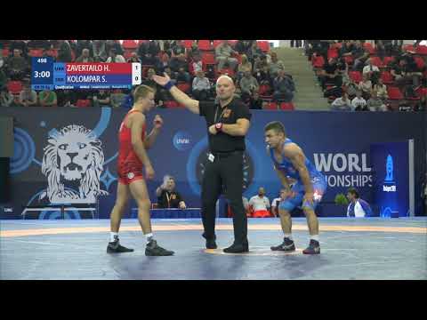 Qual. GR - 55 kg: H. ZAVERTAILO (UKR) v. S. KOLOMPAR (SRB)