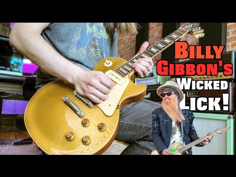 Billy Gibbon's Smokin Blues Lick Everyone SHould Try! And SG Winner (Classic ZZ Top)