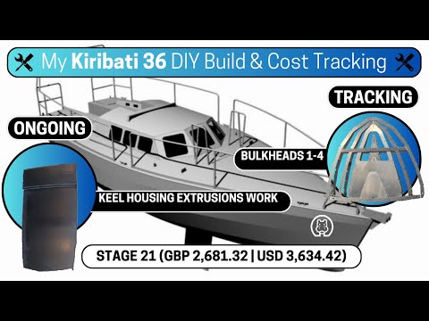 Keel Box Extrusions Work + Bulkhead 1-4 Cost Tracking | DIY Aluminum Sailboat Build Ep. [19]