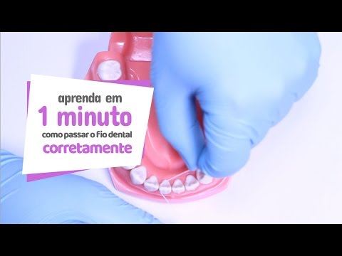 Como passar o fio dental corretamente - Cir Hospital Odontológico