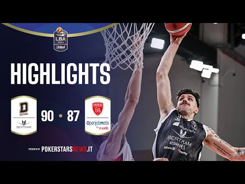 Bertram Derthona Tortona - Openjobmetis Varese | PokerstarsNews Highlights Serie A Unipol 2025/2026