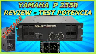 Video thumbnail for AMPLIFICADOR YAMAHA P 2350 ✨REVIEW, TEST DE POTENCIA REAL🔊💪🧿 by MOISES SHENTE - AUDIO PROFESIONAL