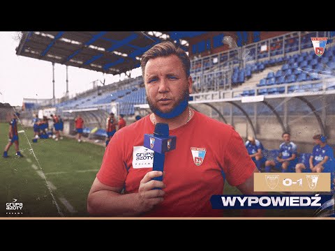 Wypowiedź: Trener Piros po meczu z Pogonią Siedlce #sparing