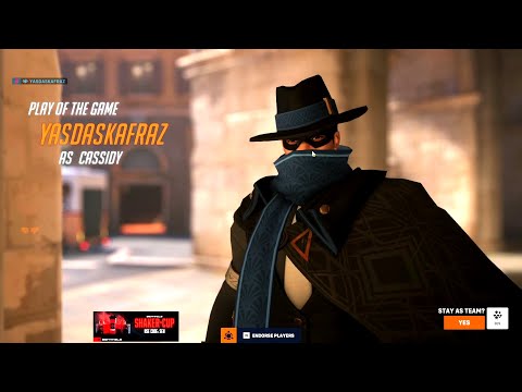 WHAT TOP 500 CASSIDY LOOKS LIKE - SUREFOUR! POTG! [ OVERWATCH 2 TOP 500 SEASON 3 ]
