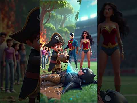 Pirate vs Batman | Funny 3D Cartoon Animation