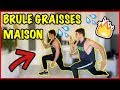 15 MINUTES BRULE GRAISSE ET RENFORCEMENT MUSCULAIRE A LA MAISON (sans matériel)