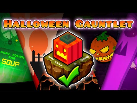 🎃  HALLOWEEN GAUNTLET 100% COMPLETE | The Lost Gauntlets (Geometry Dash 2.2)