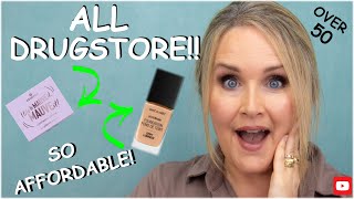Best Drugstore Makeup For Mature Skin | These are AMAZING Affordable Products! Over 50