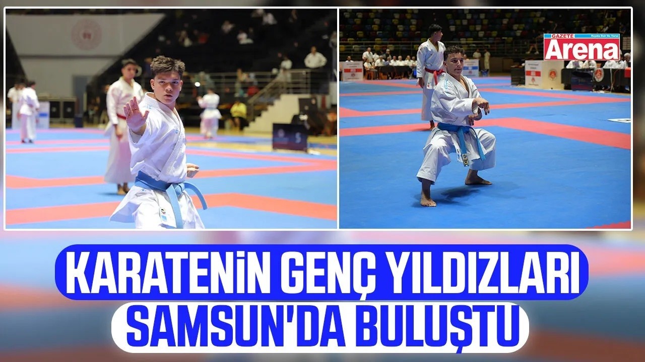 Karatenin genç yıldızları Samsun'da buluştu