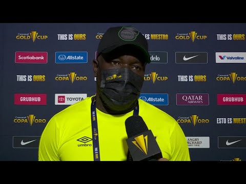 Theodore Whitmore speaks to the media