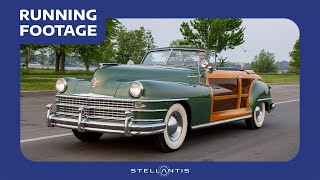 Stellantis North America 1948 Chrysler Town & Country Running Footage