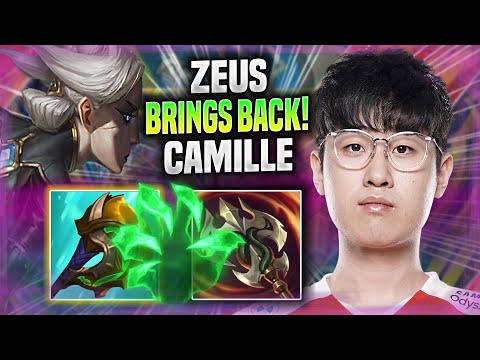 ZEUS BRINGS BACK CAMILLE IN PRESEASON 2022! - T1 Zeus Plays Camille TOP vs Kled!
