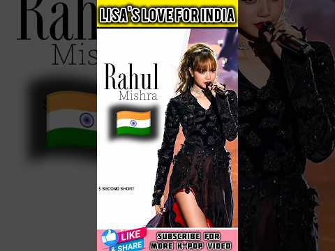 “Lisa Wears Indian Designer at Oscars 2025 | India Proud 🇮🇳❤️ #blackpink #lalisa