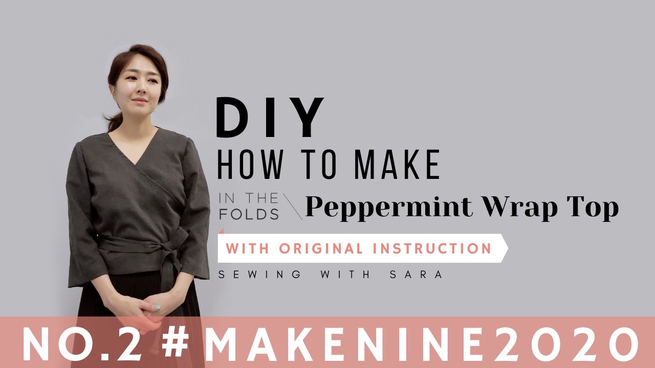 Wrap Top : Sewalong Tutorial  (Free Pattern from Peppermint Magazine) | Sewing Therapy