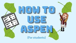 How to Use Aspen (English Version)