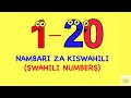 COUNT 1 to 20 in SWAHILI