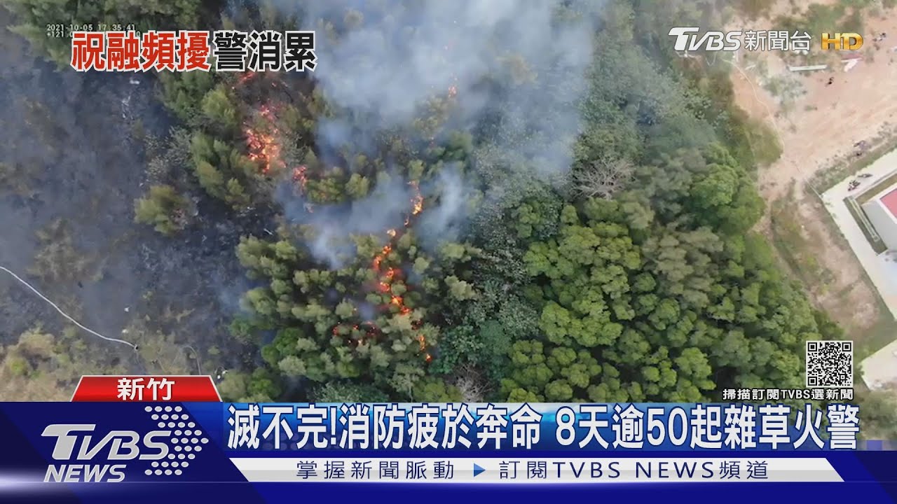 滅不完!消防疲於奔命 8天逾50起雜草火警