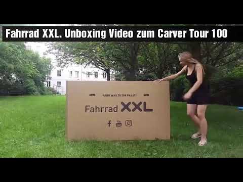 Fahrrad XXL. Unboxing - Carver Tour 100 - 28 Zoll -Damen Sport