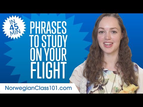 Phrases to Study on Your Flight to Norway