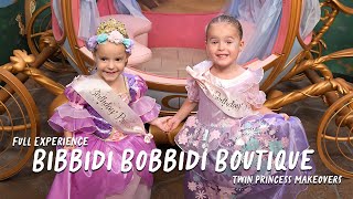 Bibbidi Bobbidi Boutique Twin Princess Makeovers! (FULL EXPERIENCE)