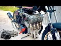 I Made A 4 Cylinder Engine From Scraps Which Were Thrown Away